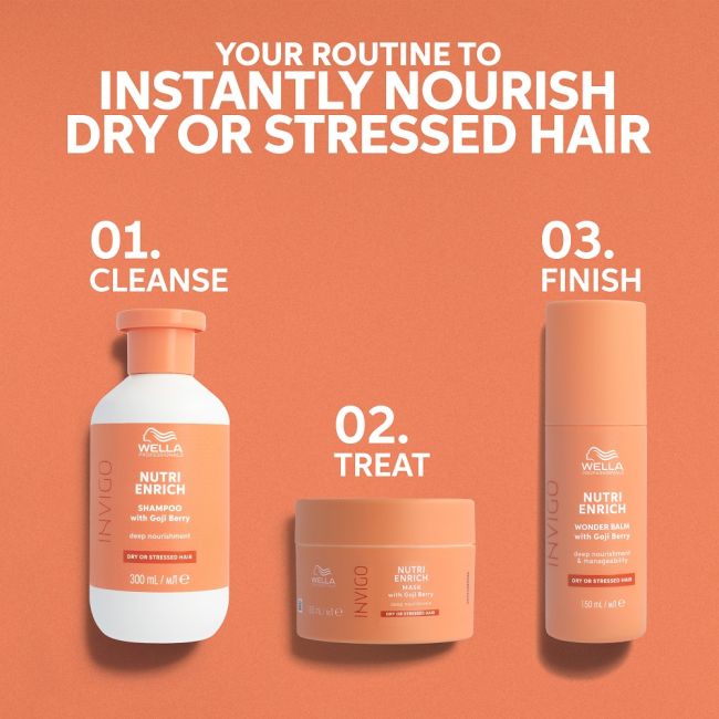 WELLA PROFESSIONALS INVIGO NUTRI ENRICH plaukų kaukė, 30 ml