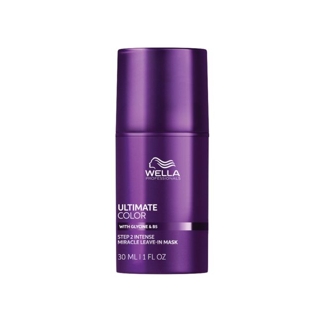 WELLA PROFESSIONALS ULTIMATE COLOR nenuplaunama dažytų plaukų kaukė, 30 ml