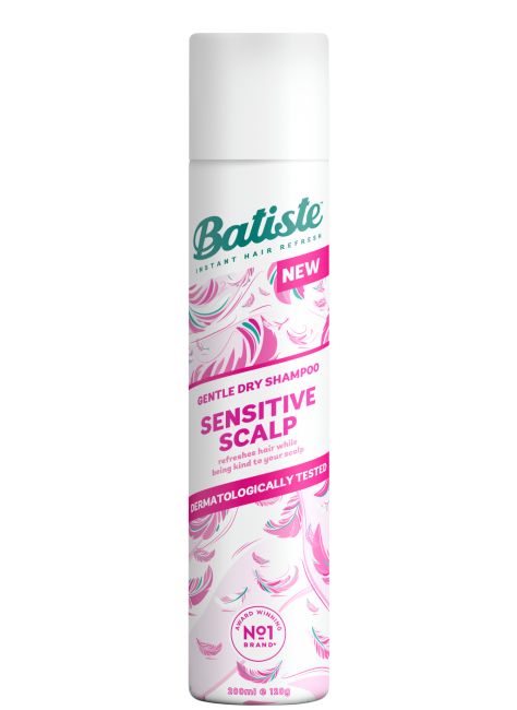 BATISTE SENSITIVE SCALP GENTLE sausasis plaukų šampūnas, 200 ml