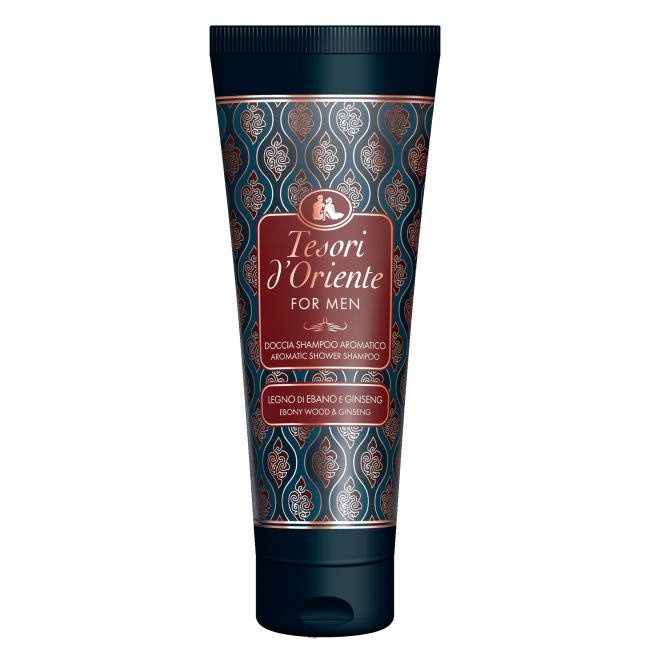 TESORI D'ORIENTE vyrų dušo želė šampūnas, 250 ml