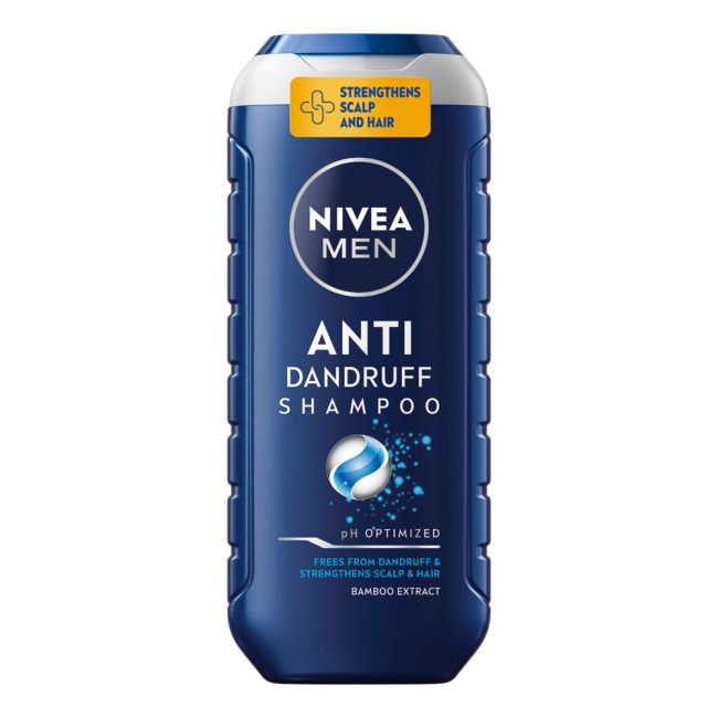 NIVEA MEN POWER plaukų šampūnas nuo pleiskanų, 250 ml