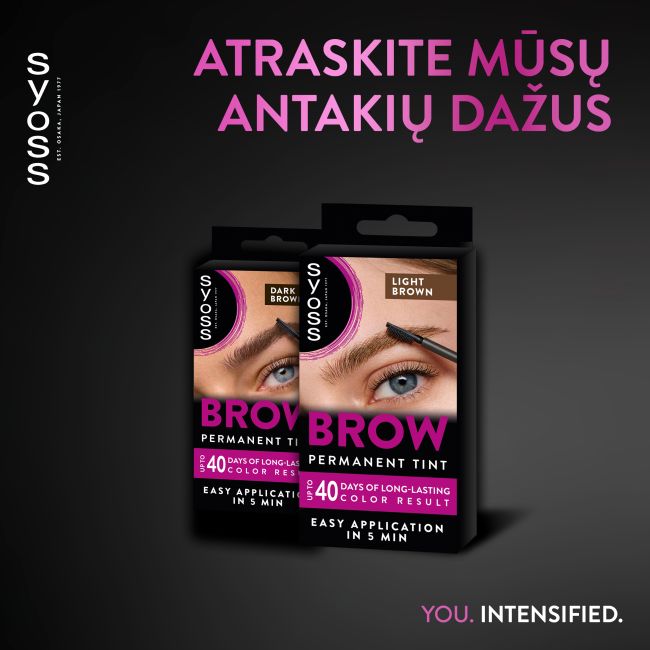SYOSS COLOR antakių dažai šviesiai rudos spalvos, 10 ml