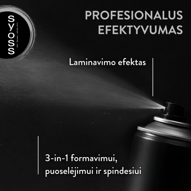 SYOSS GLAZE 3IN1 plaukų lakas, 300 ml