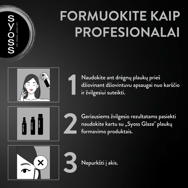 SYOSS GLAZE 3IN1 PRIMER paruošiamoji plaukų priemonė, 150 ml