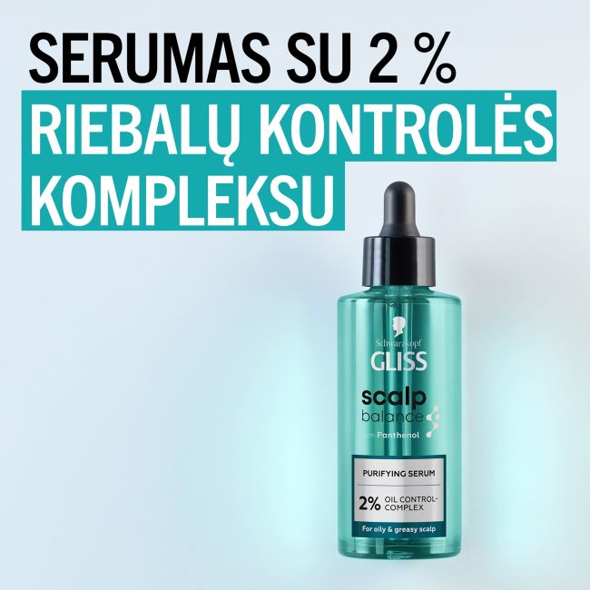 GLISS SCALP BALANCE PURIFYING galvos odos serumas, 100 ml