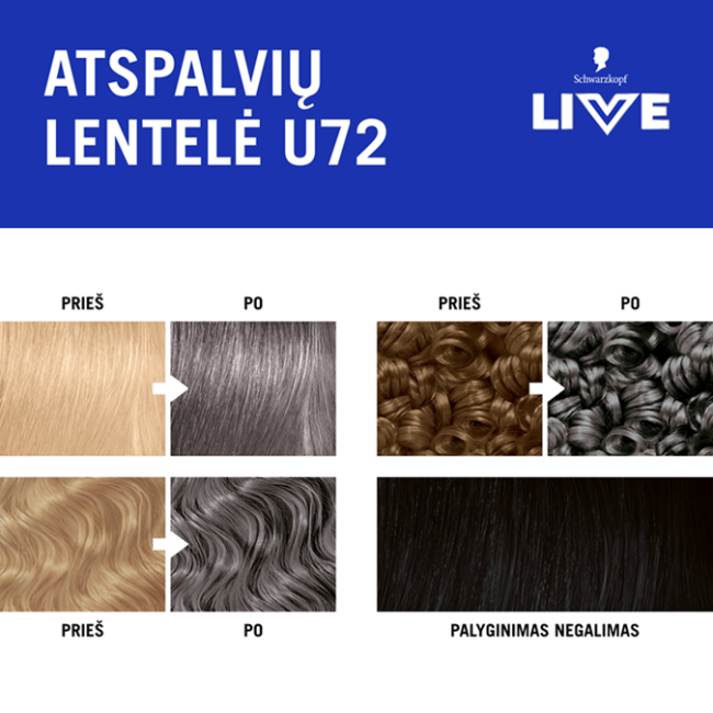 SK LIVE INTENSE COLOUR plaukų dažai
