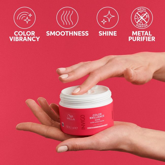 WELLA PROFESSIONALS INVIGO COLOR BRILLIANCE plaukų kaukė, 30 ml