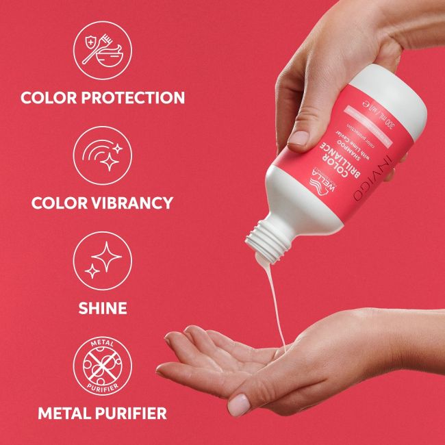 WELLA PROFESSIONALS INVIGO COLOR BRILLIANCE plaukų šampūnas, 50 ml
