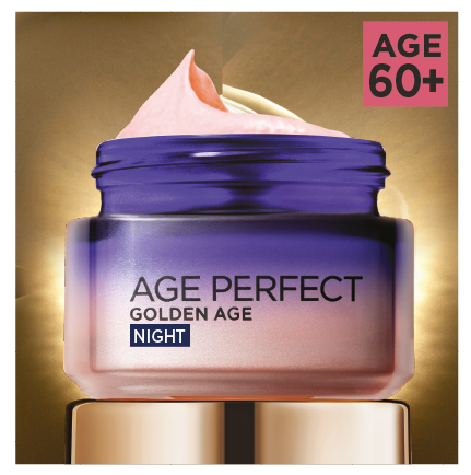 L'OREAL AGE PERFECT ROSY RADIANCE RE-INVIGORATING naktinis kremas, 50 ml