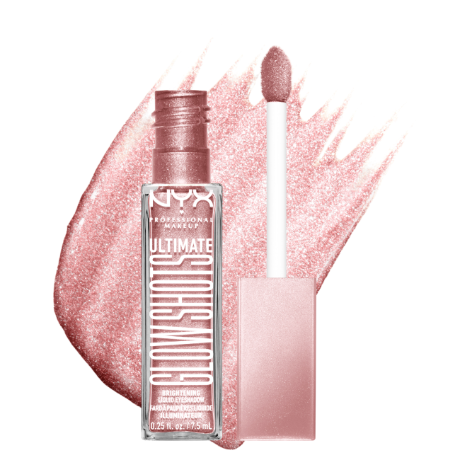NYX PROFESSIONAL MAKEUP ULTIMATE GLOW SHOTS skystieji akių vokų šešėliai, 7,5 ml
