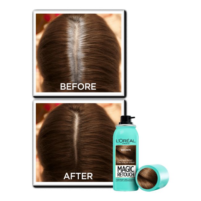 L'OREAL MAGIC RETOUCH ataugusių plaukų šaknų purškiklis, 75 ml