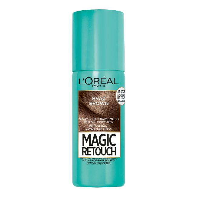 L'OREAL MAGIC RETOUCH ataugusių plaukų šaknų purškiklis, 75 ml