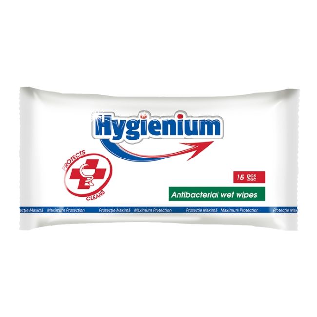 HYGIENIUM drėgnos servetėlės (15 vnt.)