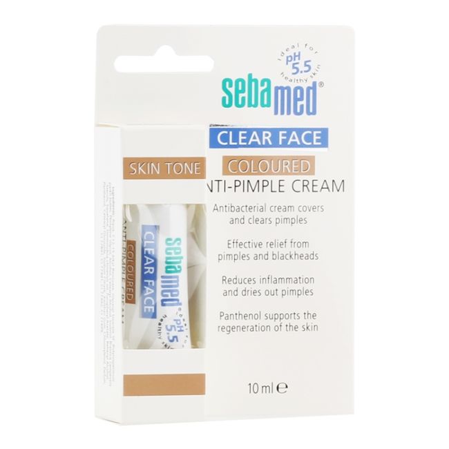 SEBAMED CLEAR FACE COLORED ANTI - PIMPLE maskuojamasis kremas, 10 ml