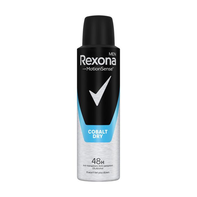REXONA purškiamas dezodorantas vyrams "Cobalt", 150 ml
