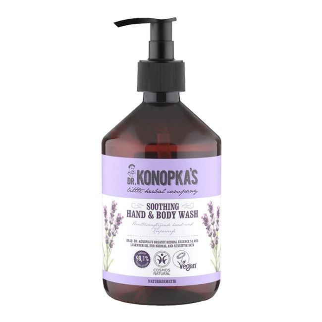 KONOPKA'S SOOTHING skystasis rankų ir kūno muilas, 500 ml