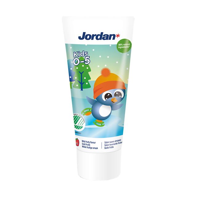 JORDAN 0 - 5 YEARS vaikų dantų pasta, 50 ml