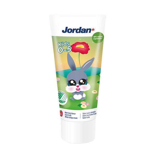 JORDAN 0 - 5 YEARS vaikų dantų pasta, 50 ml