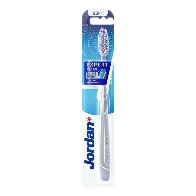 JORDAN EXPERT CLEAN SOFT dantų šepetėlis