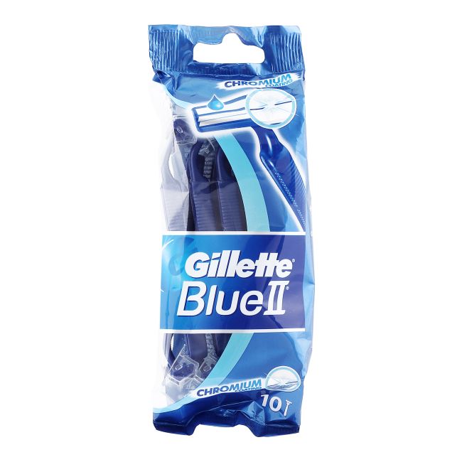 GILLETTE BLUE II vienkartiniai skustuvai (10 vnt.)