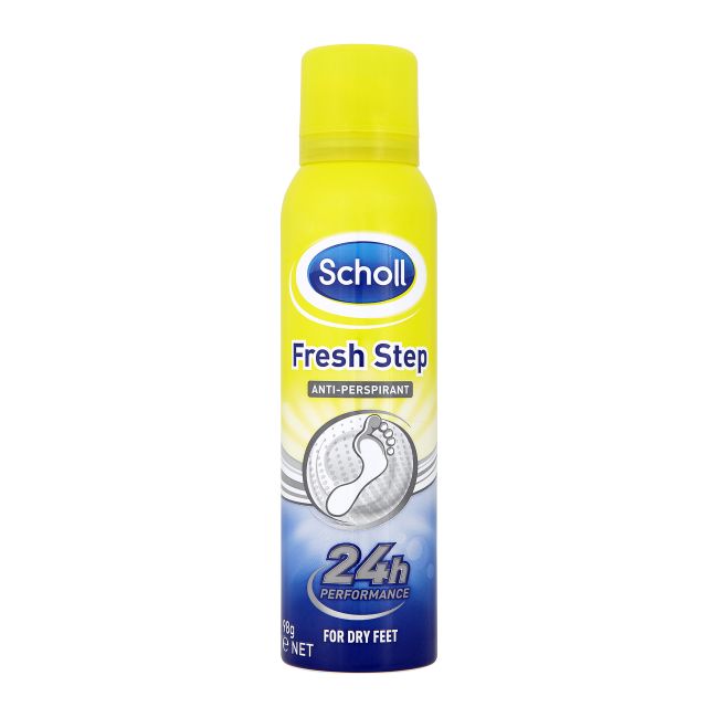 SCHOLL FRESH STEP ANTI - PERSPIRANT purškiamas pėdų dezodorantas, 96 g