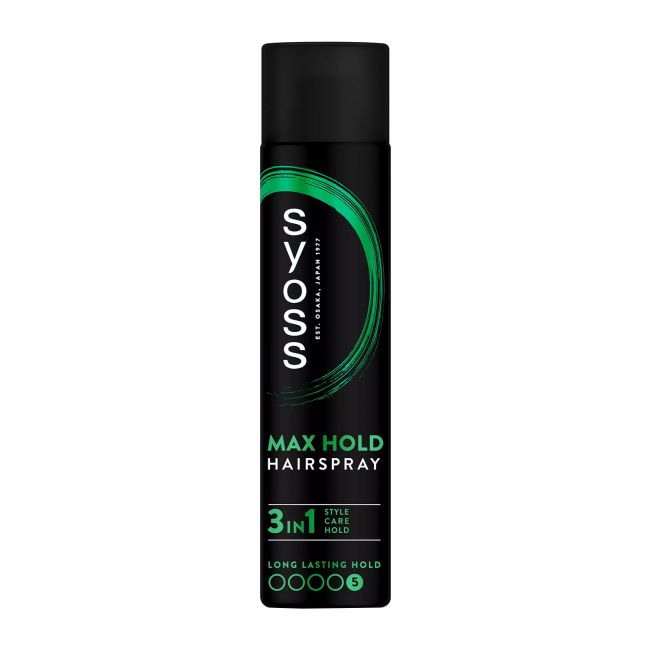 SYOSS MAX HOLD plaukų lakas, 300 ml