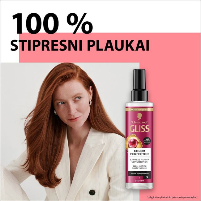 GLISS ULTIMATE COLOR purškiamasis kondicionierius, 200 ml