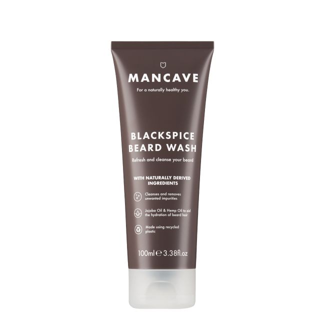 MAN CAVE BLACKSPICE barzdos prausiklis, 100 ml