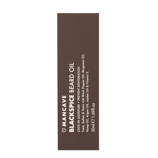 MAN CAVE BLACKSPICE barzdos aliejus, 50 ml