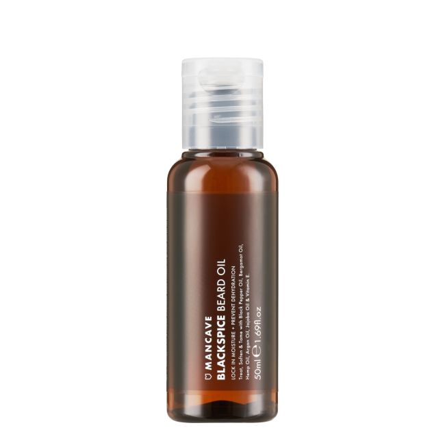 MAN CAVE BLACKSPICE barzdos aliejus, 50 ml