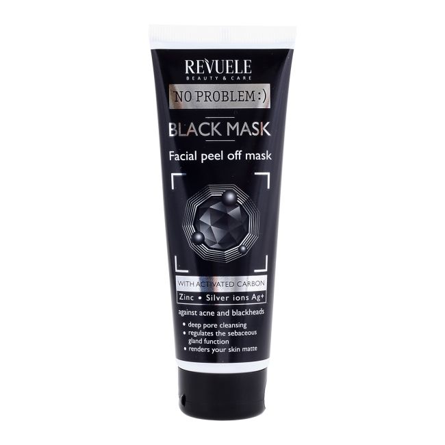 REVUELE NO PROBLEM BLACK veido kaukė, 80 ml