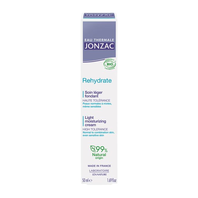 EAU THERMALE JONZAC REHYDRATE LIGHT MOISTURIZING drėkinamasis veido kremas, 50 ml