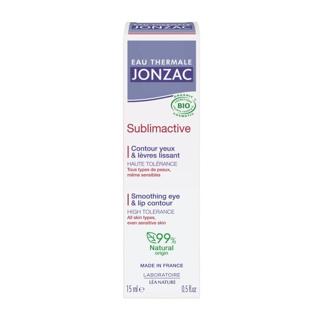 EAU THERMALE JONZAC SUBLIMACTIVE ANTI - RIDES paakių ir lūpų kremas, 15 ml