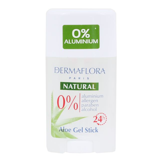 DERMAFLORA NATURAL pieštukinis dezodorantas želė, 50 ml