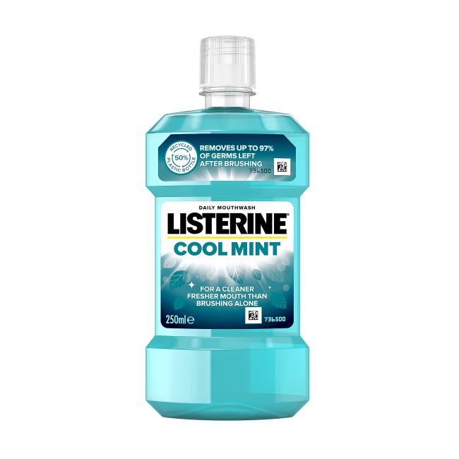 LISTERINE COOL MINT burnos skalavimo skystis, 250 ml