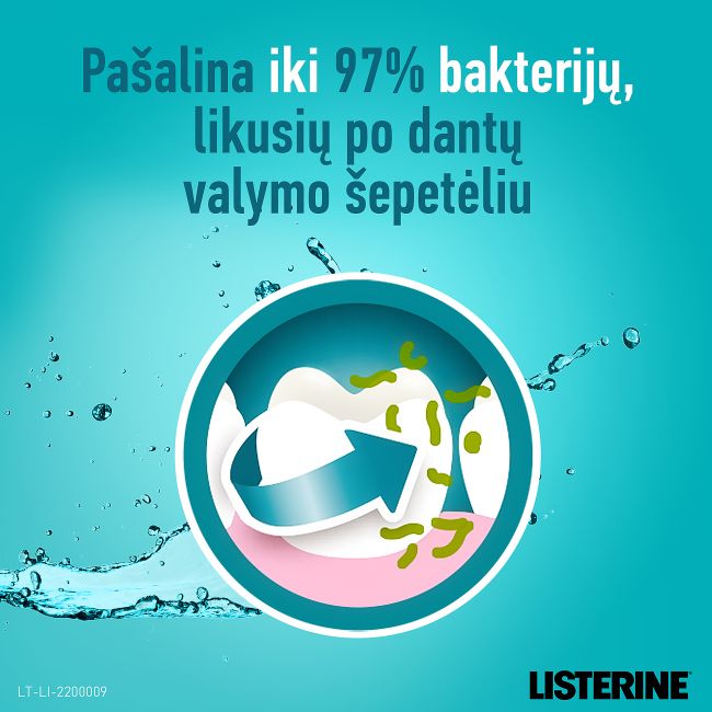 LISTERINE COOL MINT burnos skalavimo skystis, 250 ml