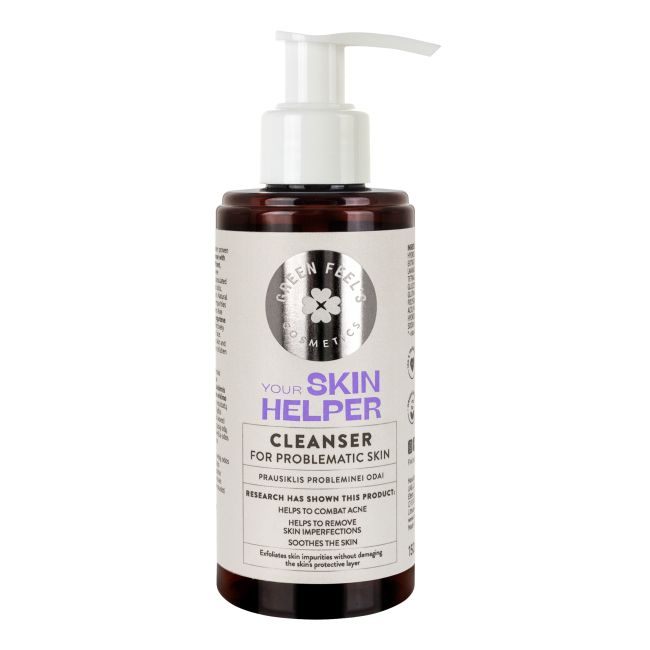 GREEN FEEL'S ANTI - ACNE prausiklis šveitiklis probleminei odai, 150 ml