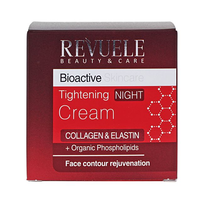 REVUELE BIOACTIVE SKINCARE TIGHTENING naktinis kremas, 50 ml