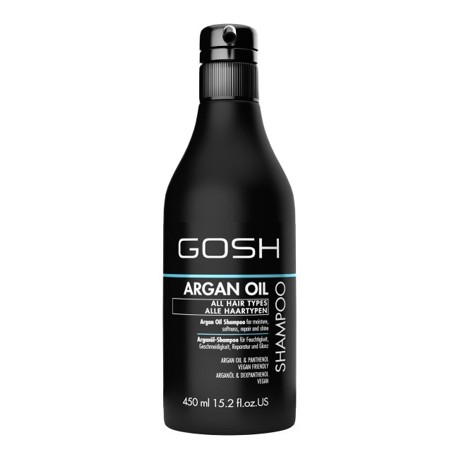 GOSH ARGAN OIL plaukų šampūnas, 450 ml