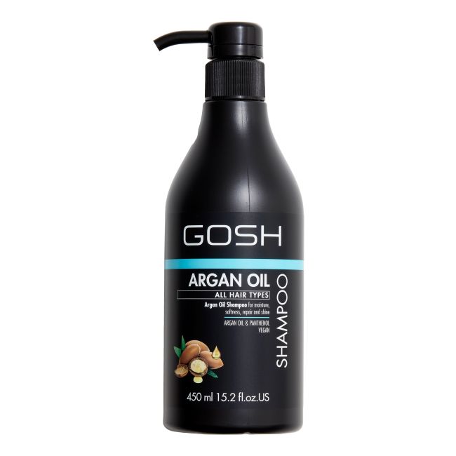 GOSH ARGAN OIL plaukų šampūnas, 450 ml