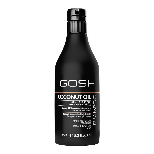GOSH COCONUT OIL plaukų šampūnas, 450 ml