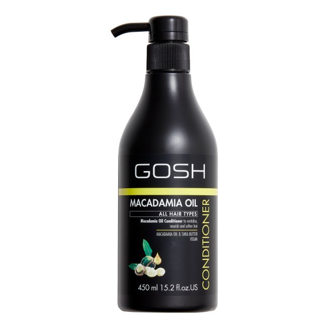 GOSH MACADAMIA OIL plaukų kondicionierius, 450 ml