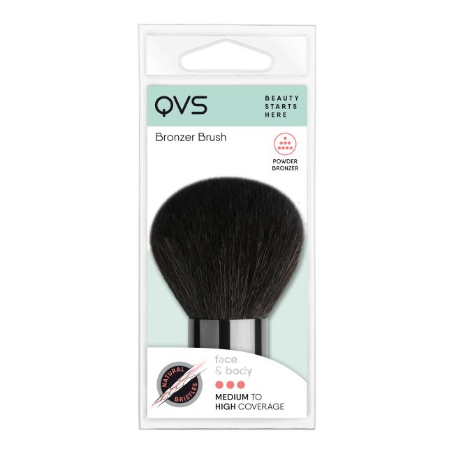QVS BRONZER kosmetinis veido ir kūno šepetėlis