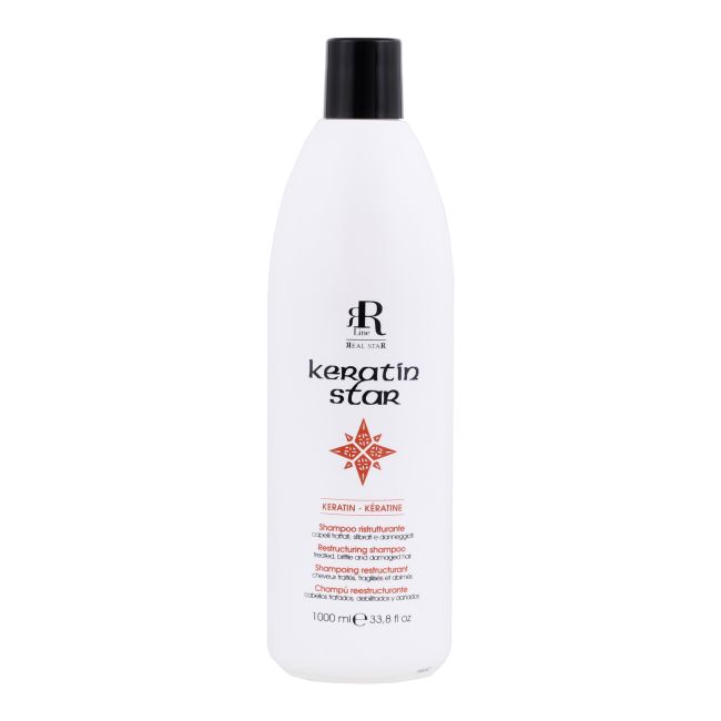 RR LINE KERATIN STAR plaukų šampūnas, 1000 ml