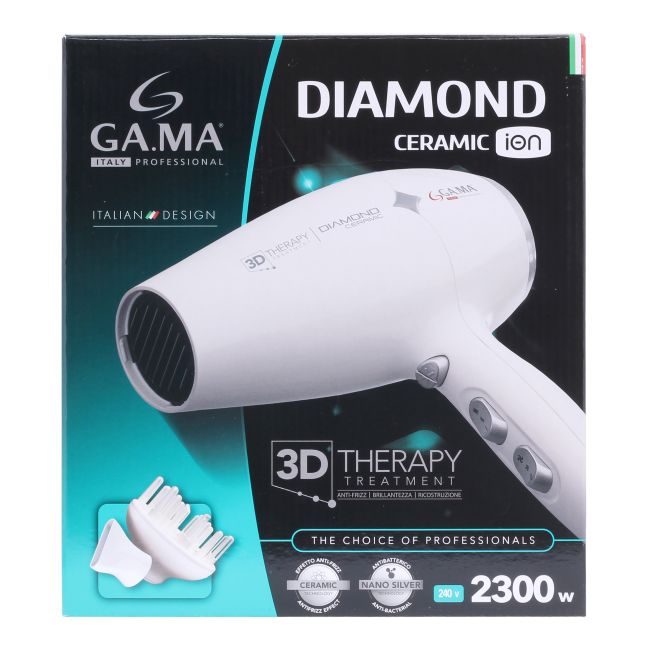 GA.MA DIAMOND CERAMIC ION plaukų džiovintuvas
