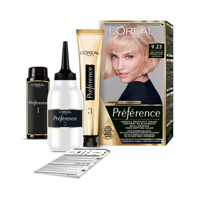 L'OREAL PREFERENCE plaukų dažai
