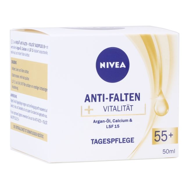 NIVEA ANTI - FALTEN 55 atkuriamasis dieninis kremas, 50 ml