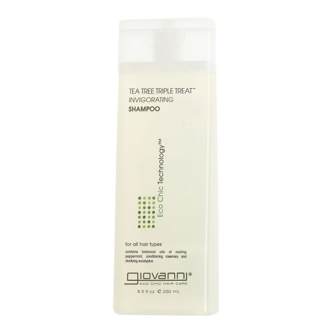 GIOVANNI TEA TREE TRIPLE TREAT plaukų šampūnas, 250 ml