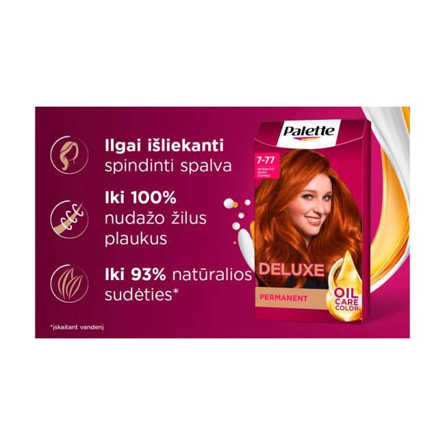 PALETTE DELUXE plaukų dažai