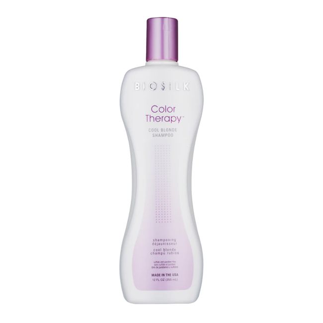 BIOSILK COLOR THERAPY COOL BLONDE plaukų šampūnas, 355 ml